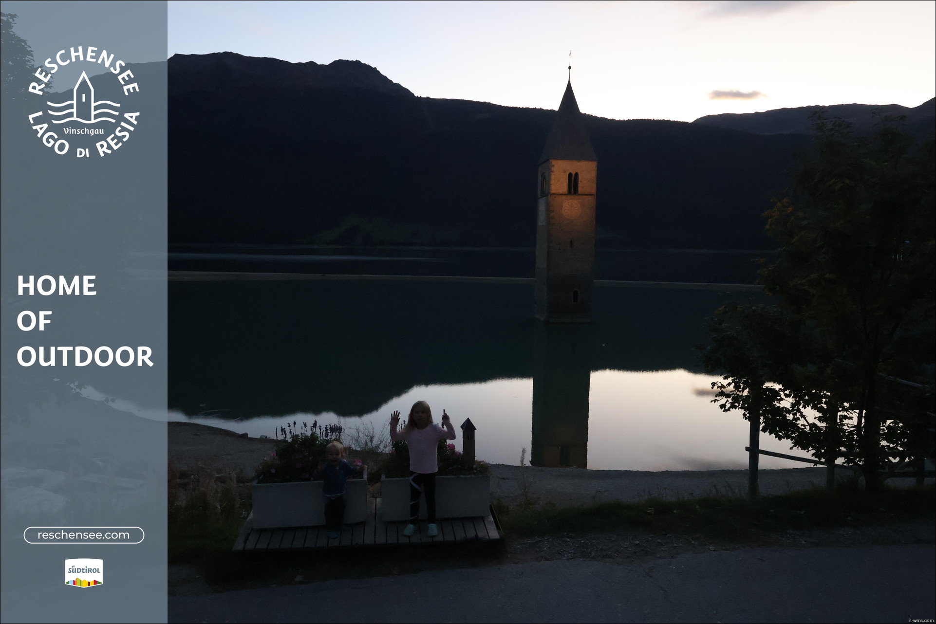 Der Reschenpass, gerade eben.