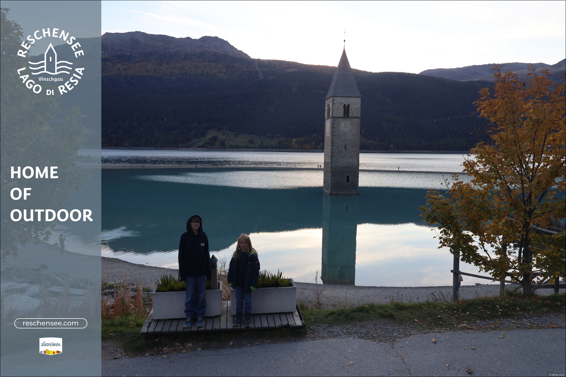 Der Reschenpass, gerade eben.