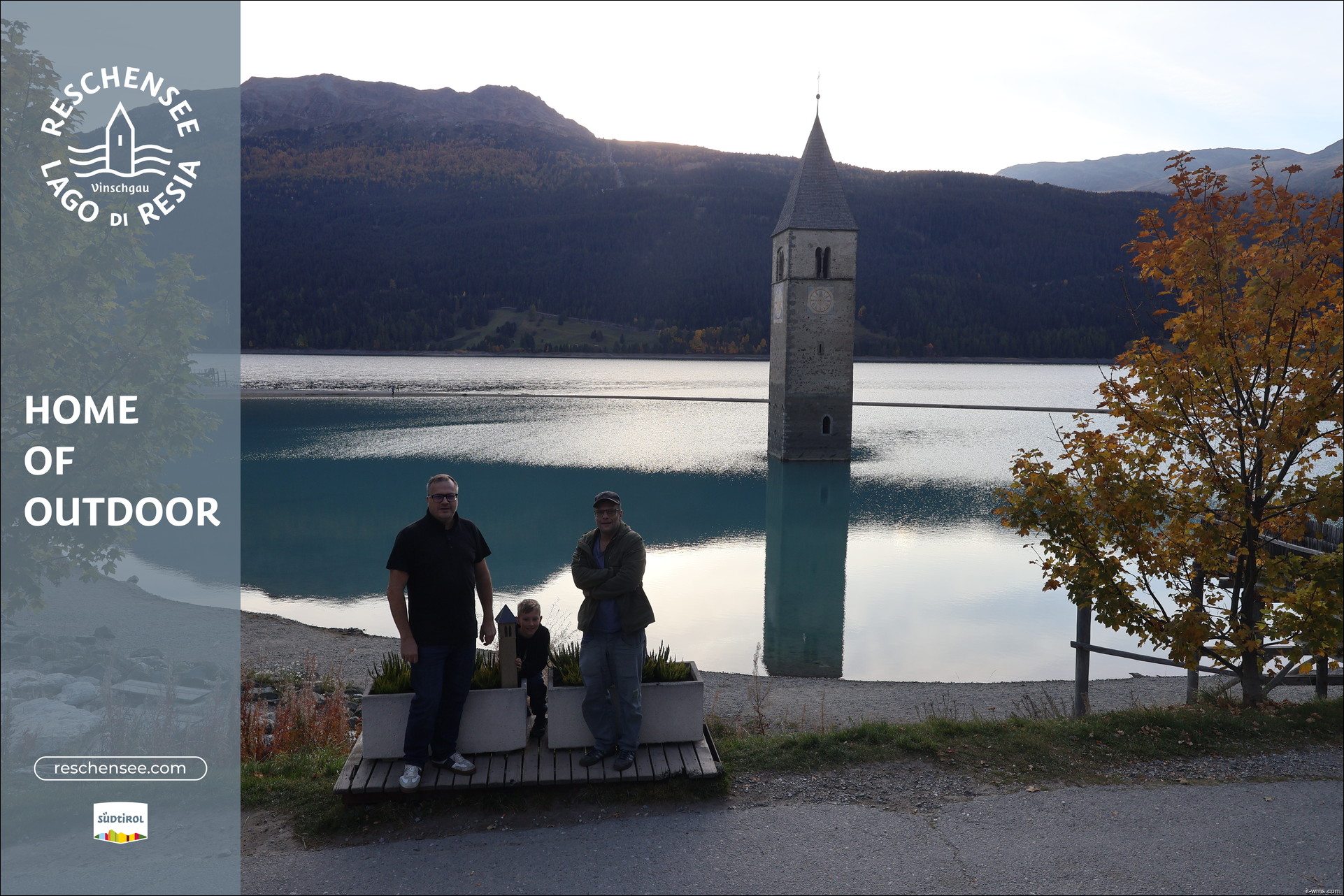 Der Reschenpass, gerade eben.
