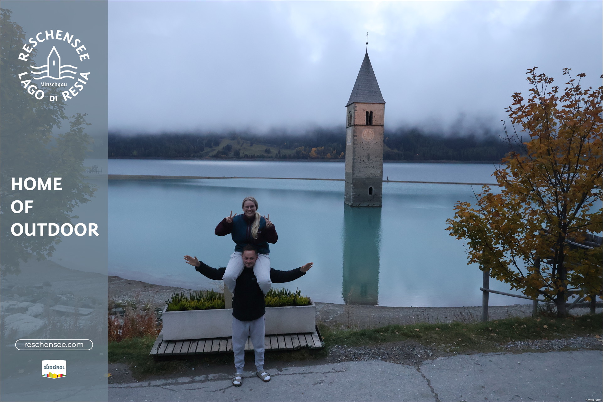 Der Reschenpass, gerade eben.