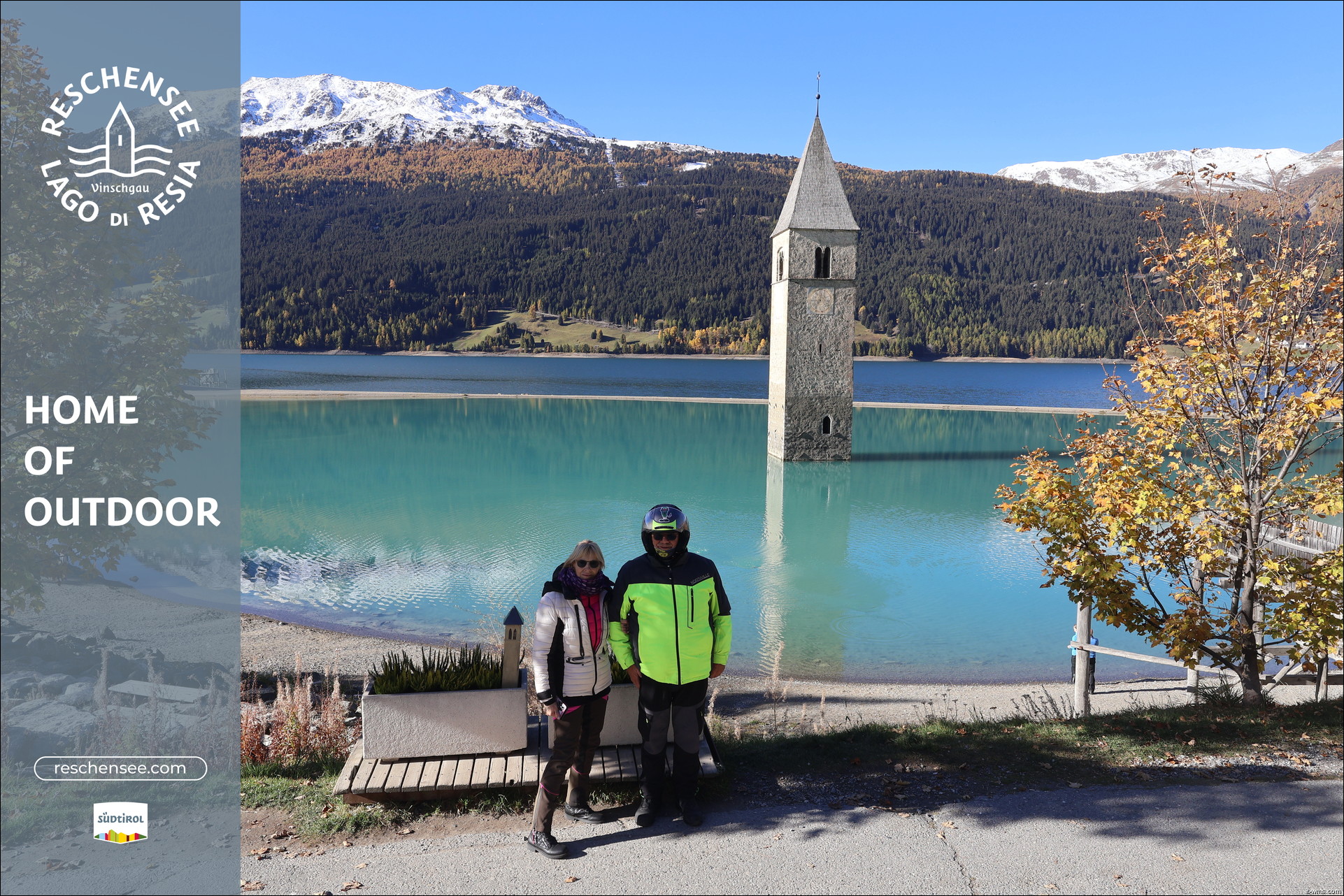 Der Reschenpass, gerade eben.